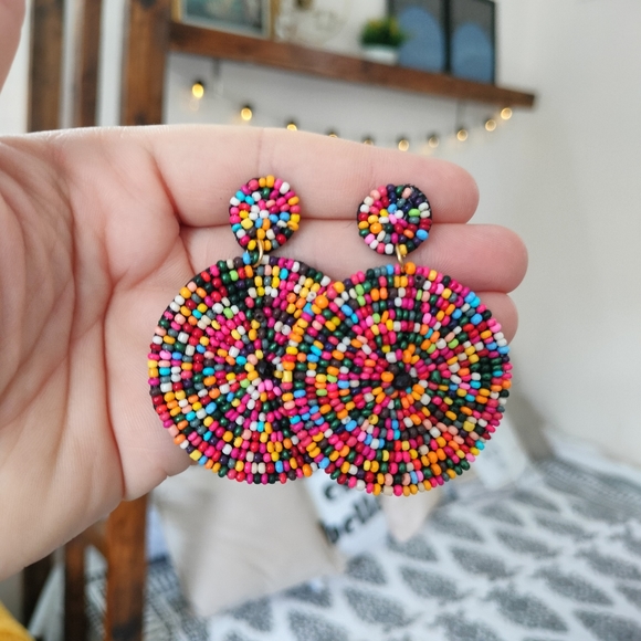 Boho Beaded Earrings - Picture 13 of 15